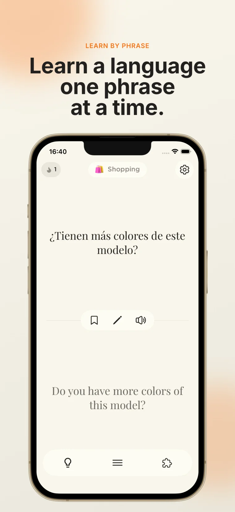 Phraase app screenshot 1
